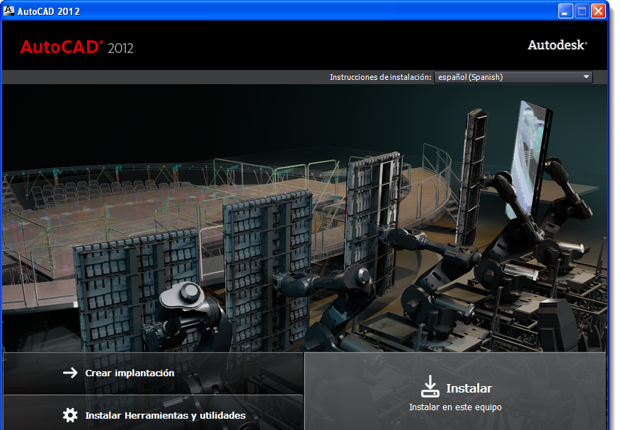 Autodesk AutoCAD 2012 Espaol [32 Bits & 64 Bits]