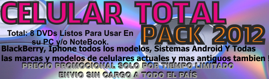CELULAR TOTAL PACK 2012 (8 DVDs)